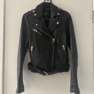 Mackage Pebbled Leather Jacket